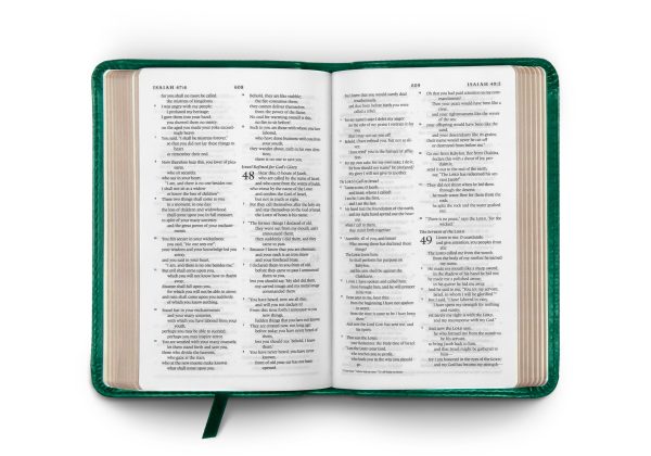 ESV Compact Bible (Trutone, Turquoise, Emblem Design) Hot on Sale - Image 3