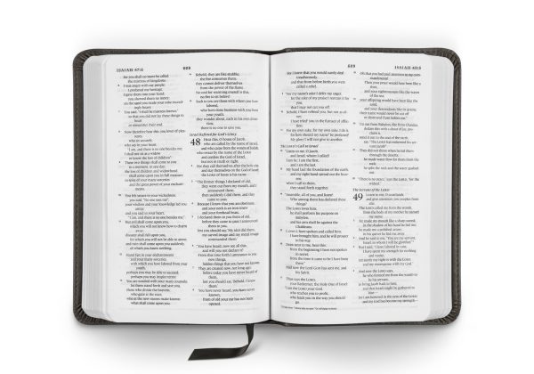 ESV Compact Bible (TruTone, Charcoal, Crown Design) Online now - Image 3