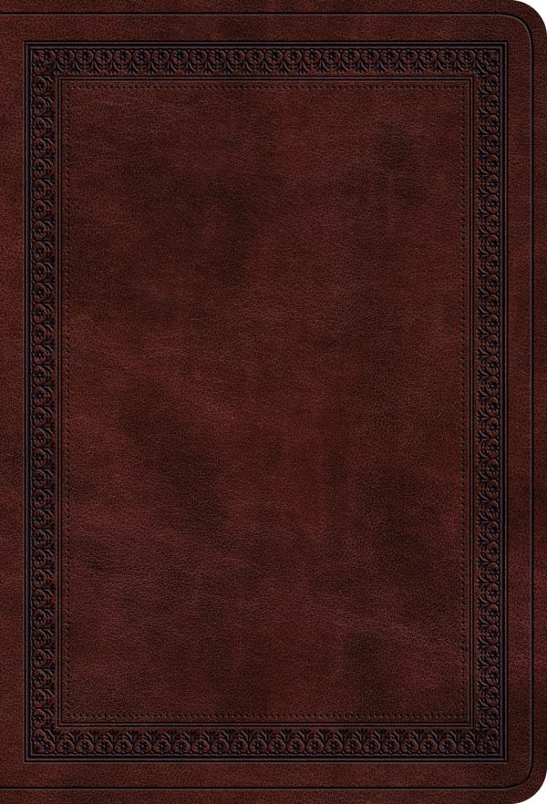 ESV Value Large Print Compact Bible (Trutone, Mahogany, Border Design) Online