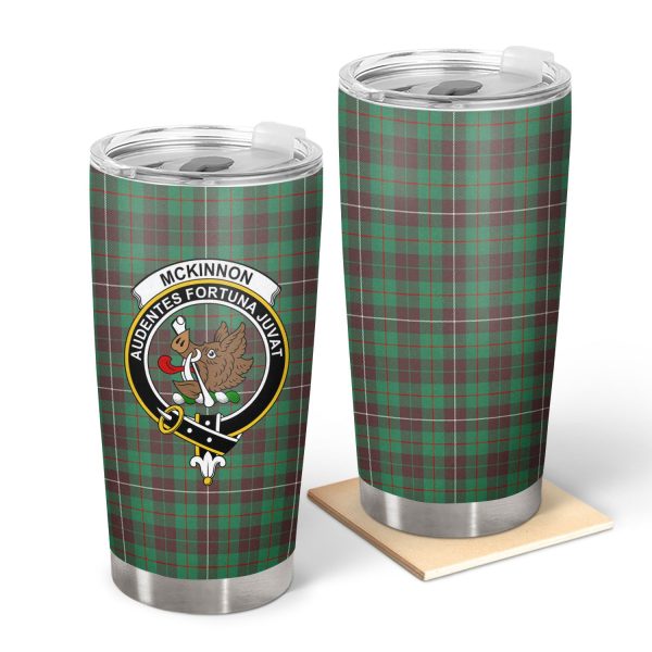 McKinnon Hunting Ancient Tartan Crest Tumbler For Sale