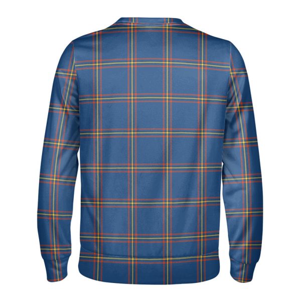 McLaine of Loch Buie Hunting Ancient Tartan Crest Sweatshirt For Cheap - Image 2