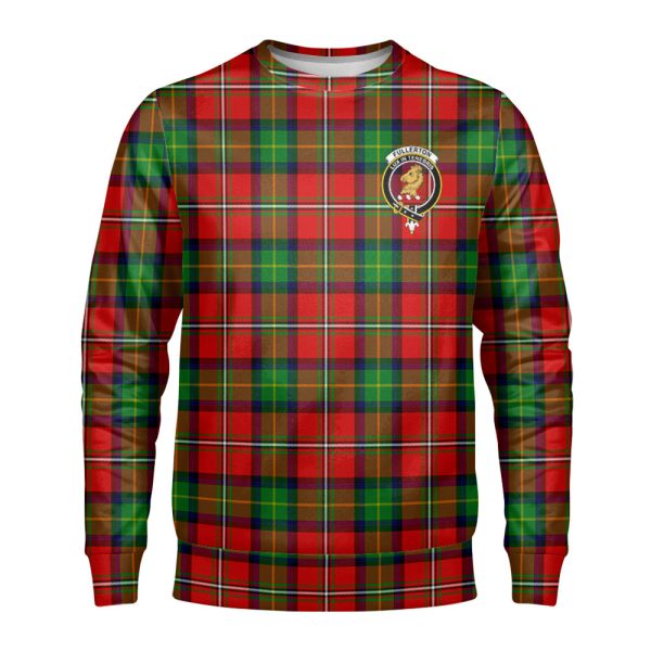 Fullerton Tartan Crest Sweatshirt For Sale