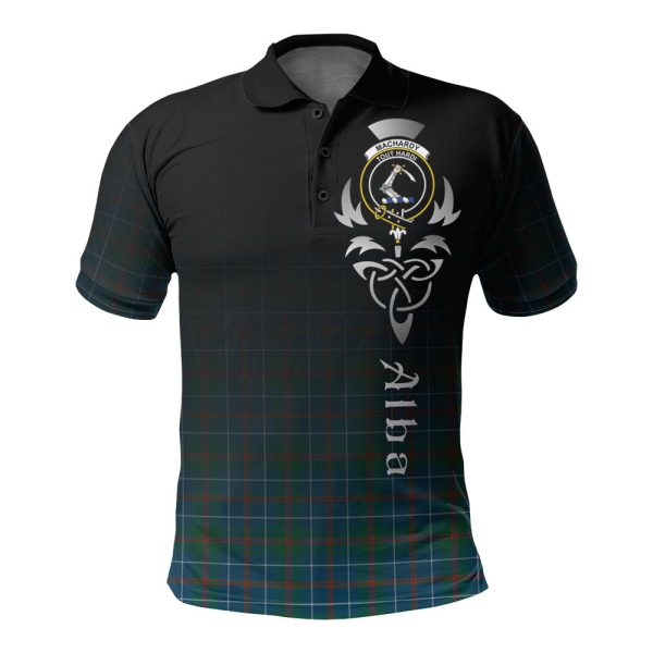 MacHardy Ancient Tartan Polo Shirt - Alba Celtic Style Online