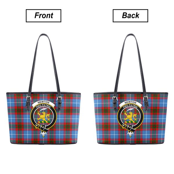 Newton Tartan Crest Leather Tote Bag Online Hot Sale - Image 3