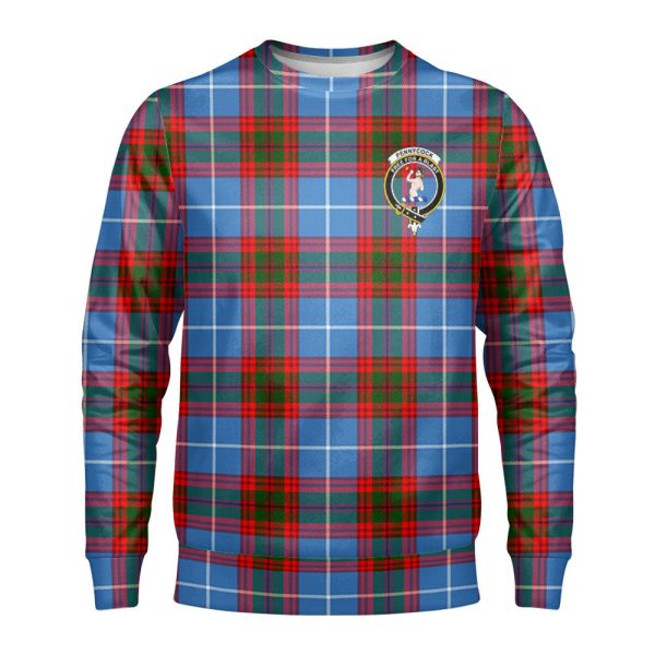 Pennycook Tartan Crest Sweatshirt Online Hot Sale
