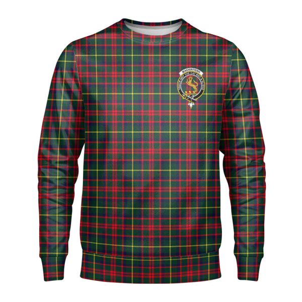 MacKintosh Hunting Modern Tartan Crest Sweatshirt For Sale