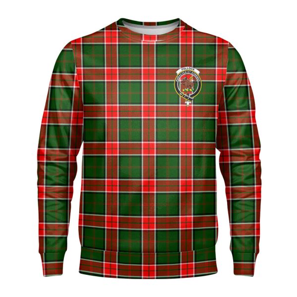 Pollock Tartan Crest Sweatshirt Online Hot Sale