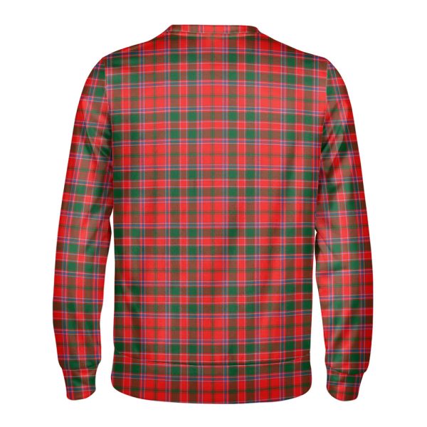 Dalziel Modern Tartan Crest Sweatshirt For Discount - Image 2
