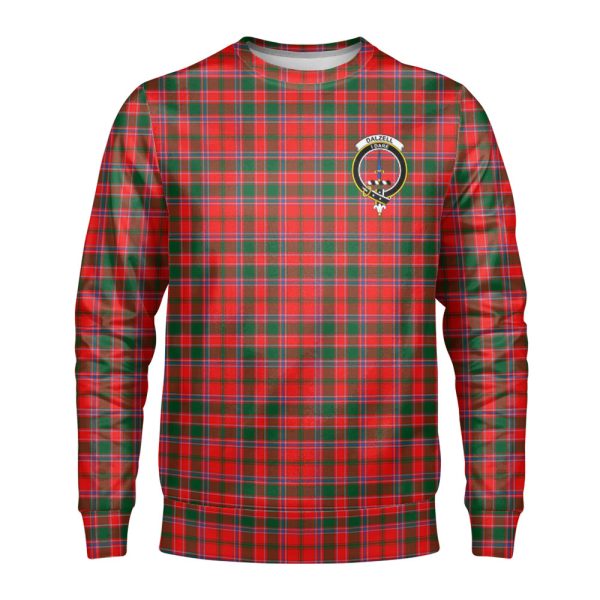 Dalziel Modern Tartan Crest Sweatshirt For Discount