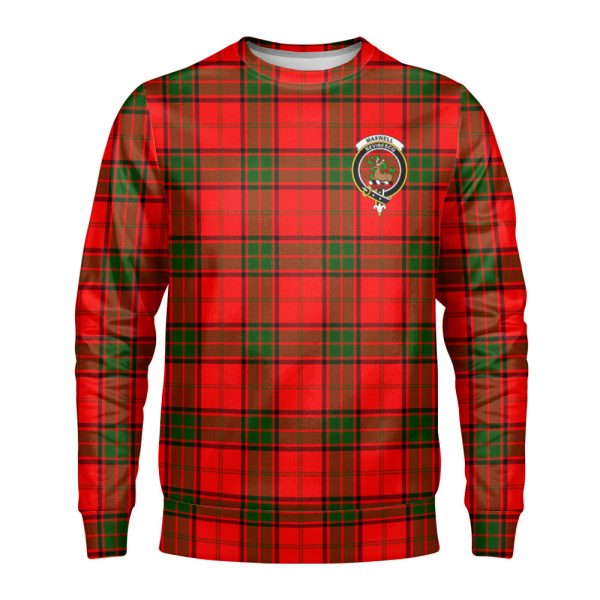 Maxwell Modern Tartan Crest Sweatshirt Hot on Sale