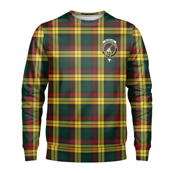 MacMillan Old Modern Tartan Crest Sweatshirt Cheap